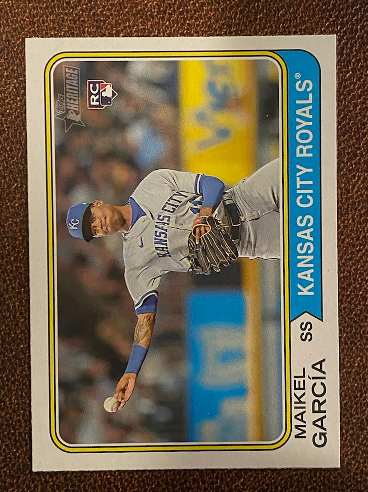 Maikel Garcia - 2023 Topps Heritage - Base Card - Royals