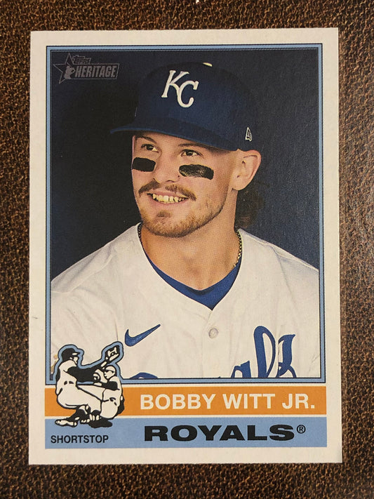 Bobby Witt Jr. - 2025 Topps Heritage - Base - Royals