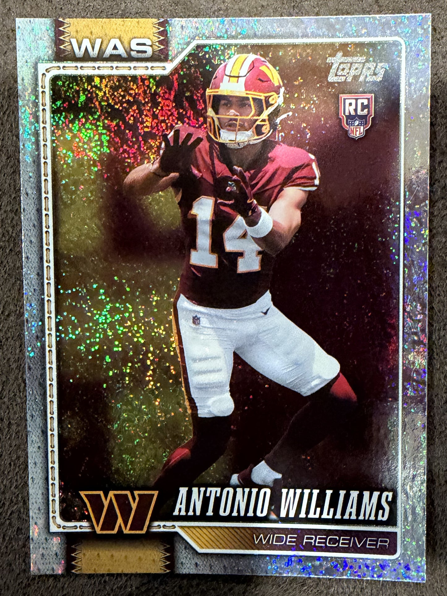 Antonio Williams - 2026 Topps Flagship - Rookie Holo Foil - Commanders