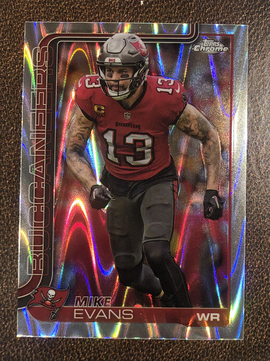 Mike Evans - 2025 Topps Chrome - Raywave Refractor - Buccaneers