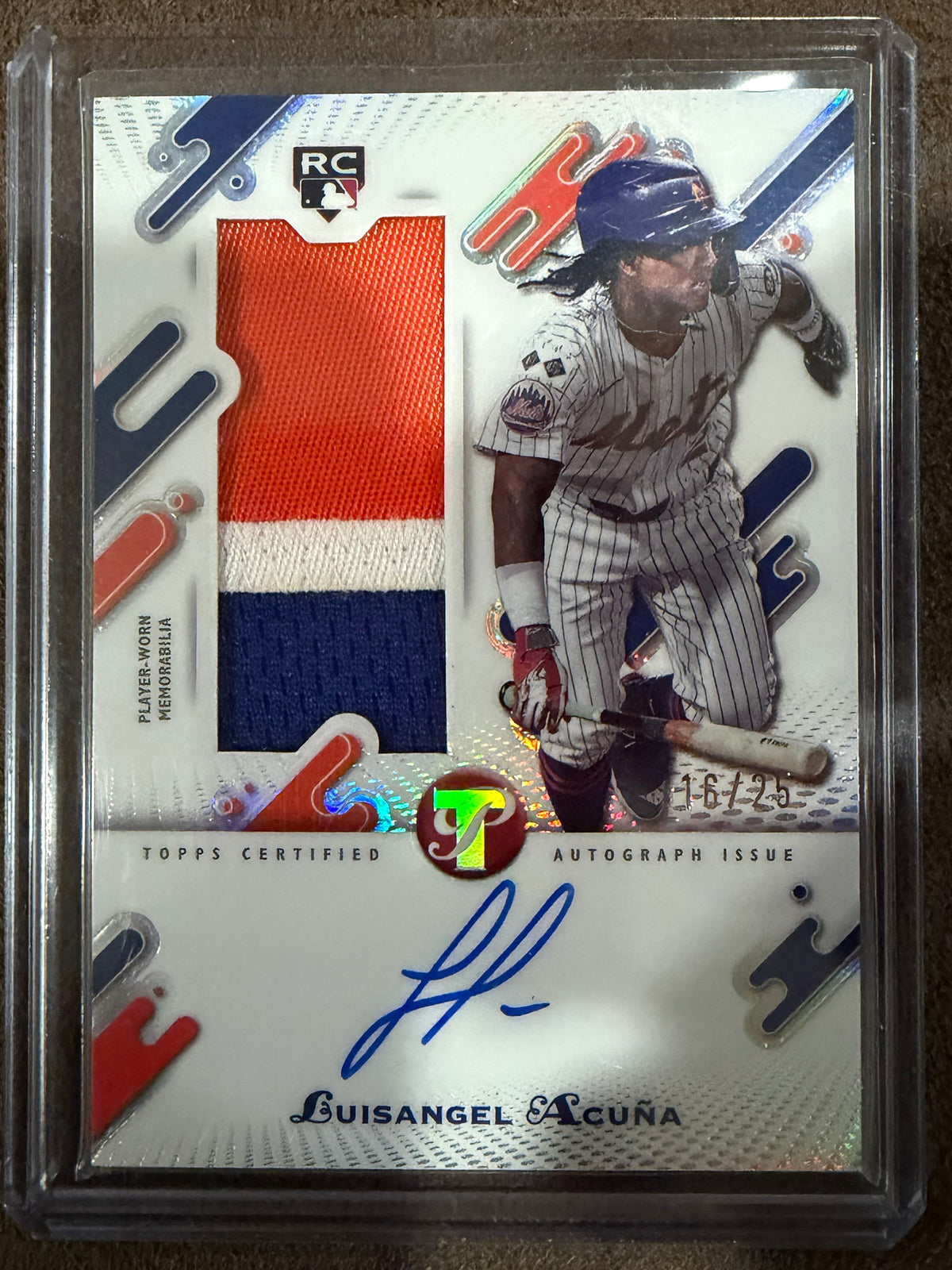 Luisangel Acuna - 2026 Topps Pristine - Jumbo Patch AUTO /25 - Mets