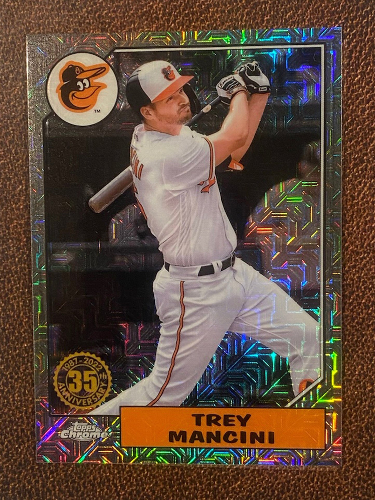 Trey Mancini - 2022 Topps - Silverpack Mojo BLACK /199 - Orioles