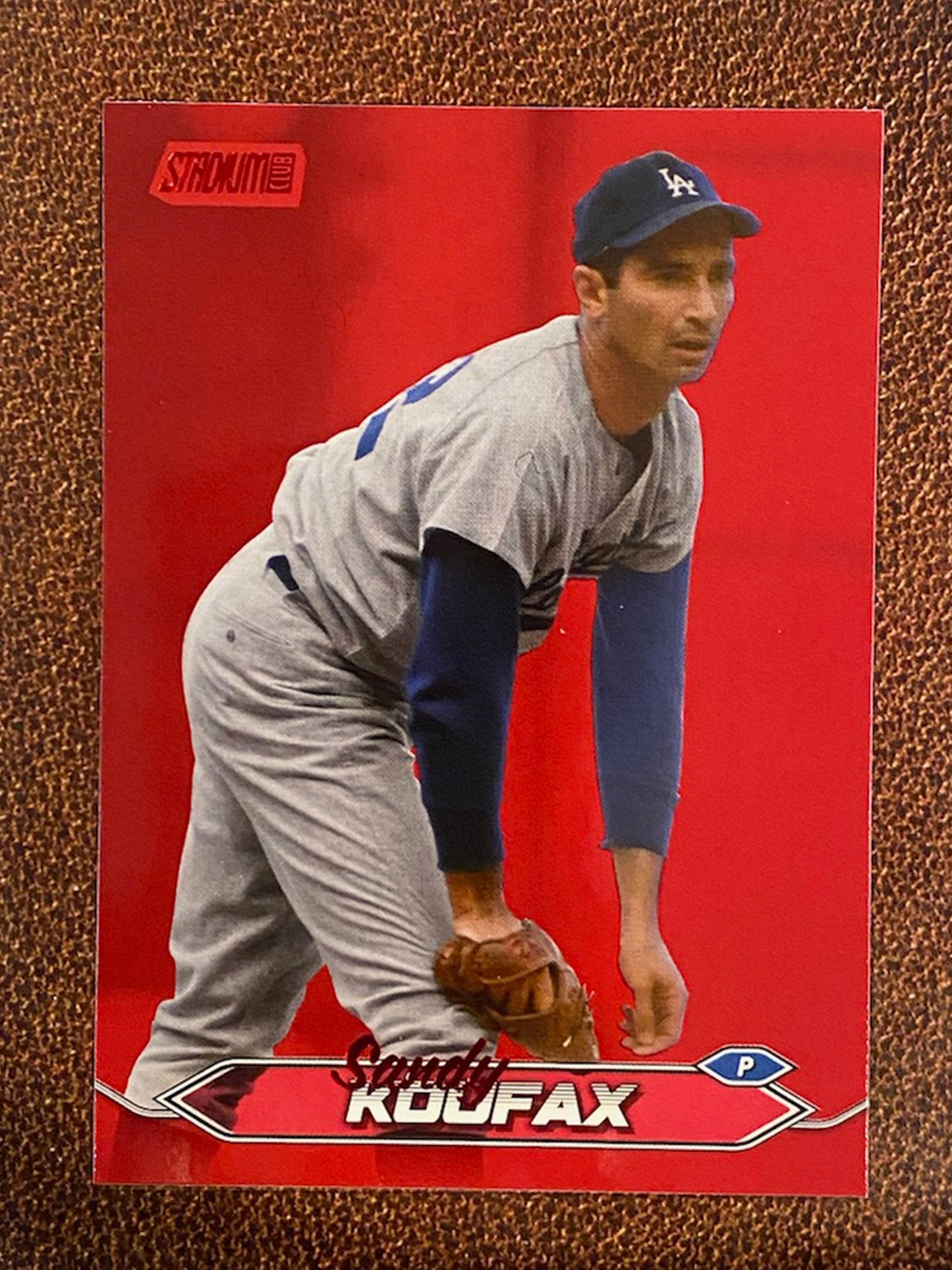 Sandy Koufax - 2024 Topps Stadium Club - Red Foil - Dodgers