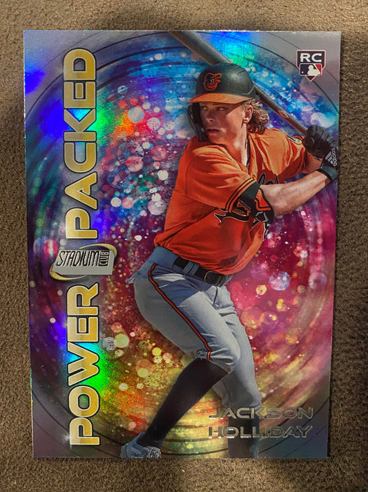 Jackson Holliday - 2024 Topps Stadium Club - Power Packed - Orioles