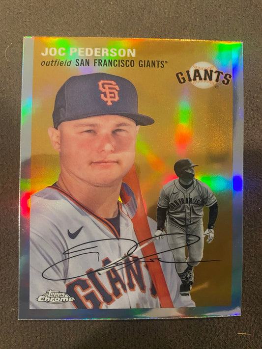 Joc Pederson - 2023 Topps Chrome Platinum - Refractor - Giants