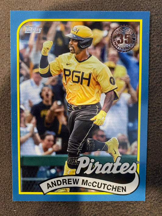 Andrew McCutchen -  2024 Topps Series 1 - 1989 BLUE - Pirates