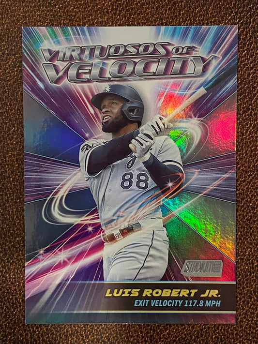 Luis Robert Jr. - 2024 Topps Stadium Club - Virtuosos Of Velocity - White Sox