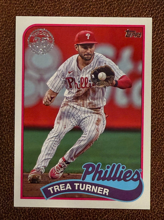 Trea Turner - 2024 Topps Series 1 - 1989 Insert - Phillies