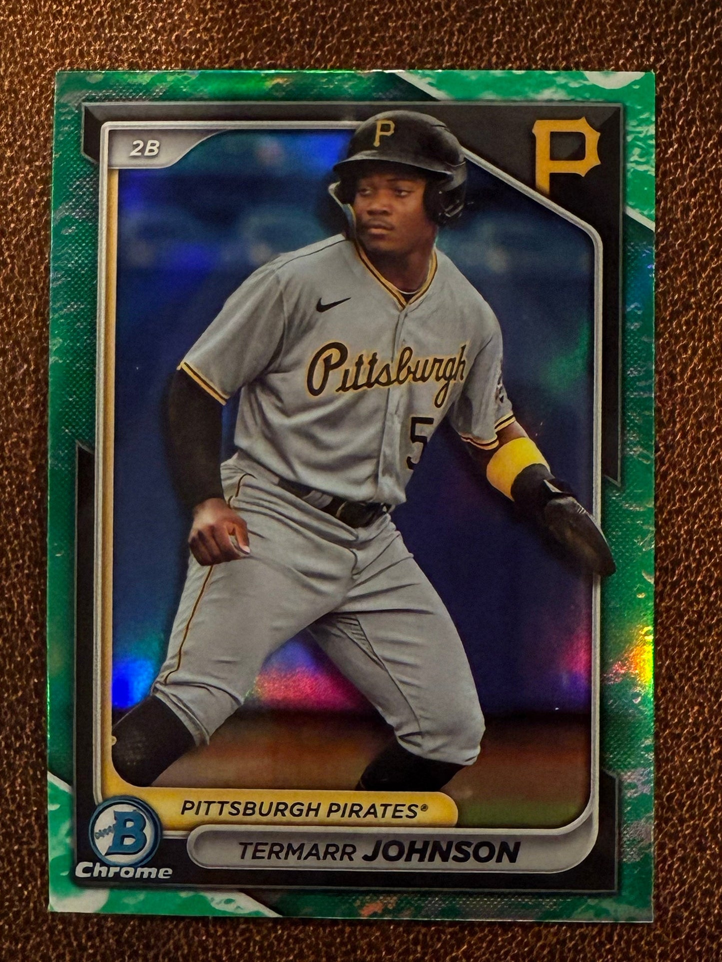 Termarr Johnson - 2024 Bowman - Chrome Lunar Glow - Pirates