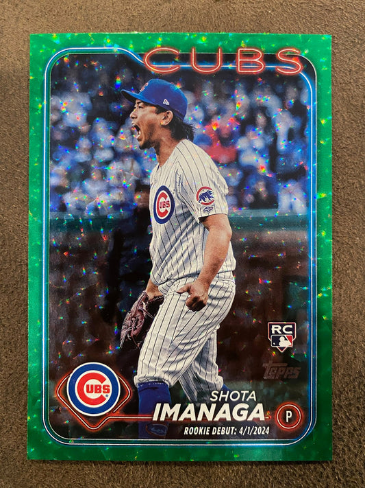 Shota Imanaga - 2024 Topps Update - Green /499 - Cubs