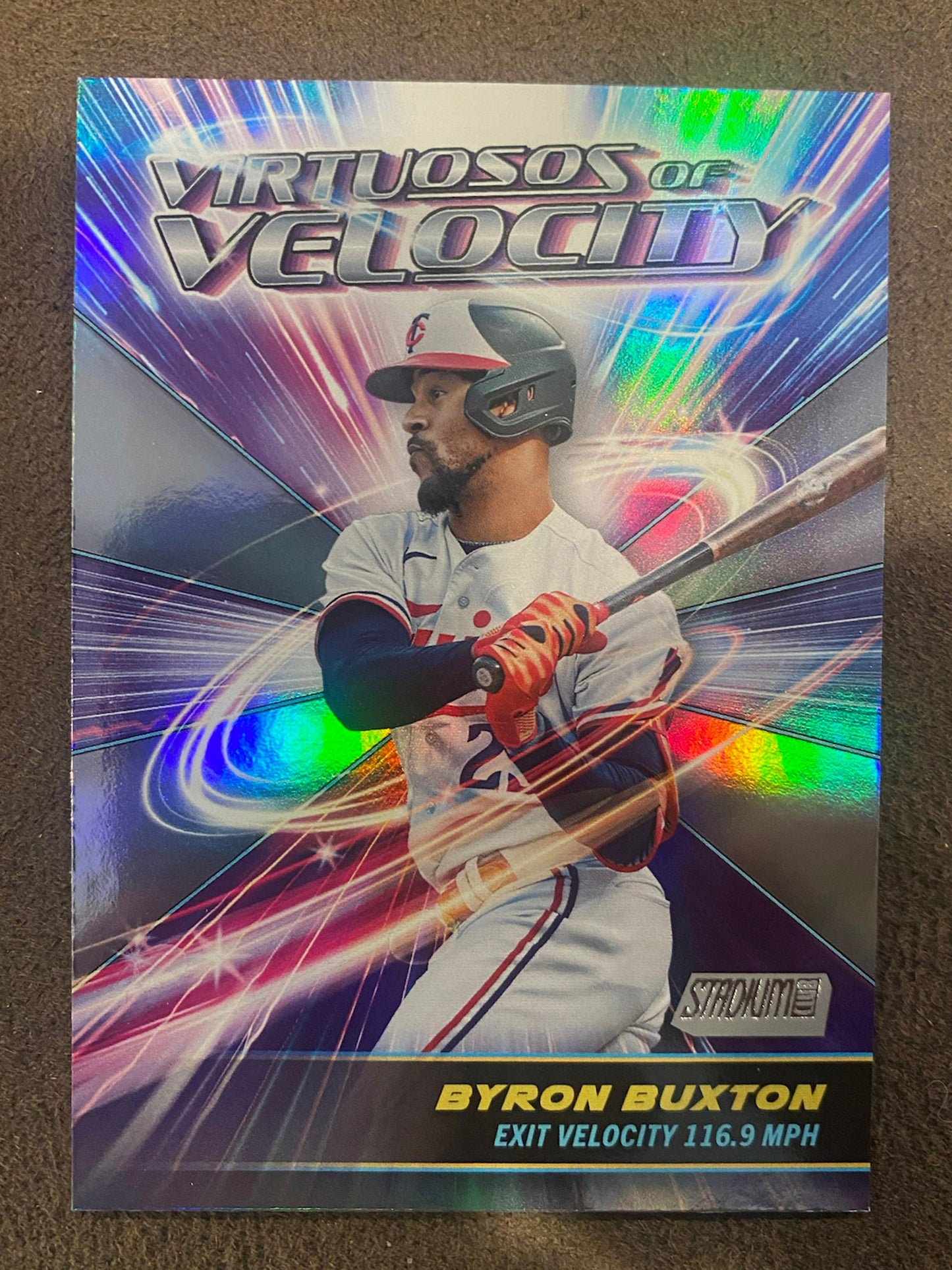 Byron Buxton - 2024 Topps Stadium Club - Virtuosos of Velocity - Twins