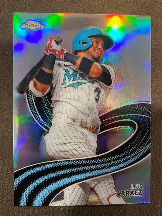 Luis Arraez - 2024 Topps Chrome - Strokes - Marlins