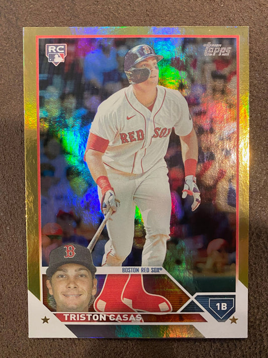 Triston Casas - 2023 Topps Series 1 - Gold Foil - Red Sox