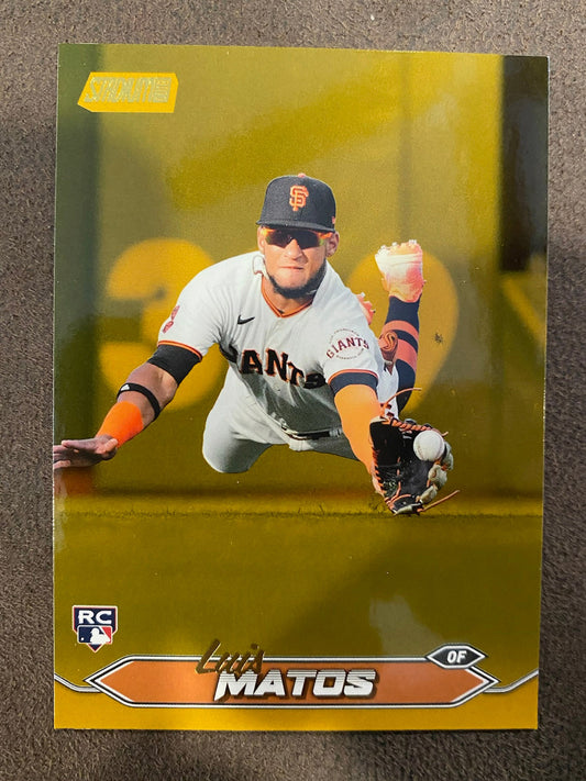 Luis Matos - 2024 Topps Stadium Club - Gold Foil - Giants