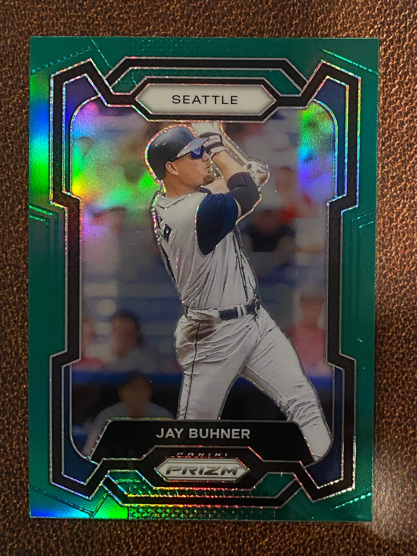 Jay Buhner - 2024 Panini Prizm - Green Refractors - Mariners