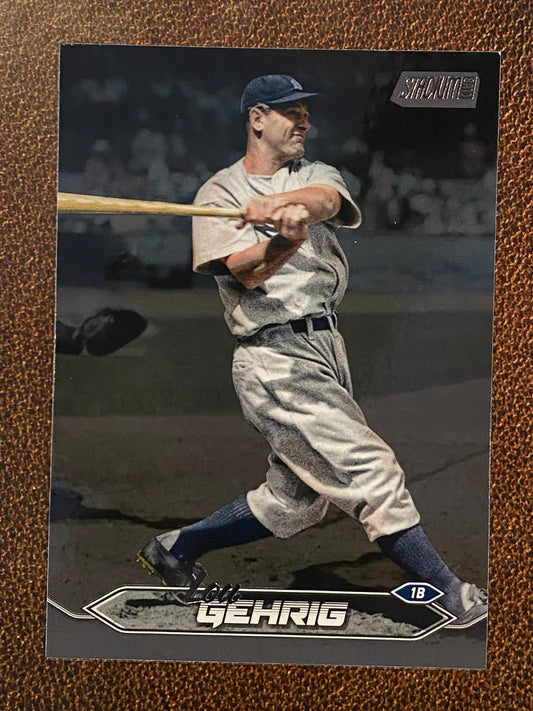 Lou Gehrig - 2024 Topps Stadium Club - Black Foil - Yankees