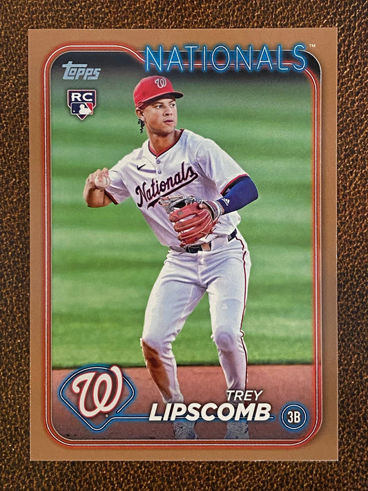 Trey Lipscomb - 2024 Topps Update - Gold /2024 - Nationals