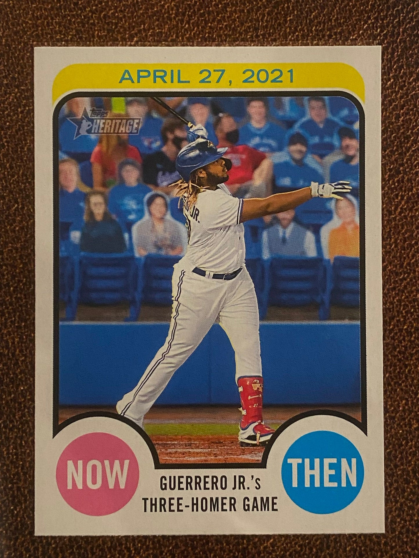 Vladimir Guerrero Jr. - 2022 Topps Heritage High Number - Now & Then - Blue Jays