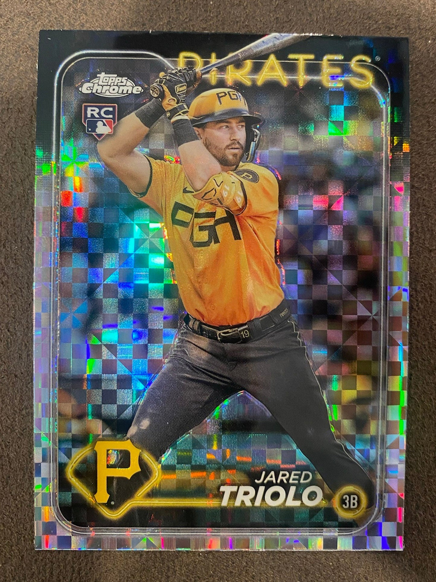 Jared Triolo - 2024 Topps Chrome - XFractor - Pirates