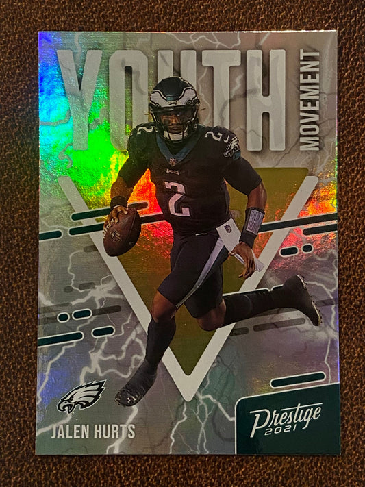 Jalen Hurts - 2021 Panini Prestige - Youth Movement - Eagles