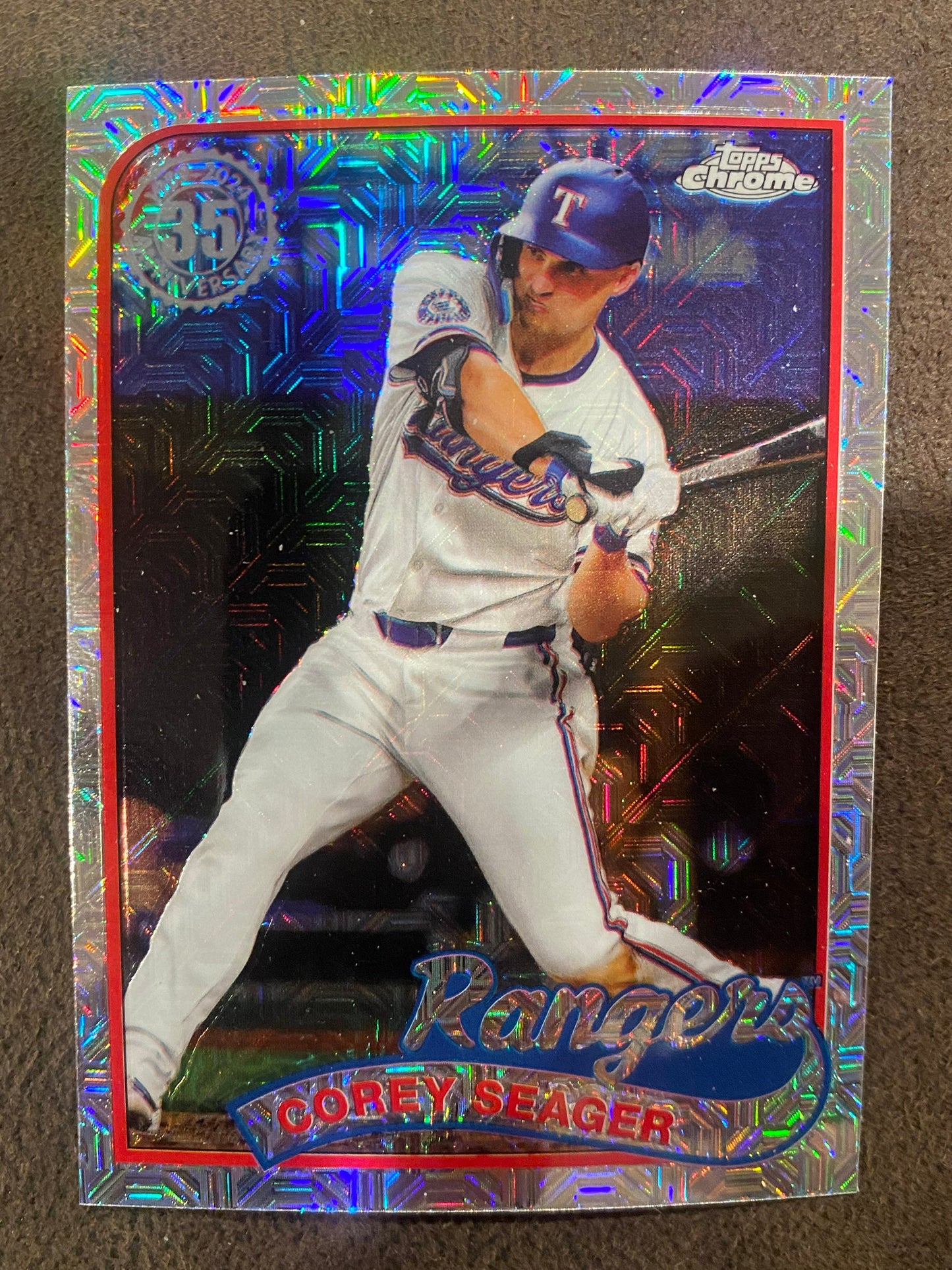 Corey Seager - 2024 Topps Update - Silver Pack Mojo Refractor - Rangers