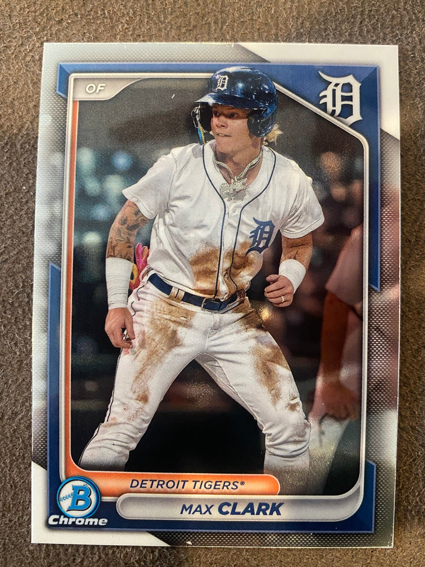 Max Clark - 2024 Bowman - Chrome prospect - Tigers