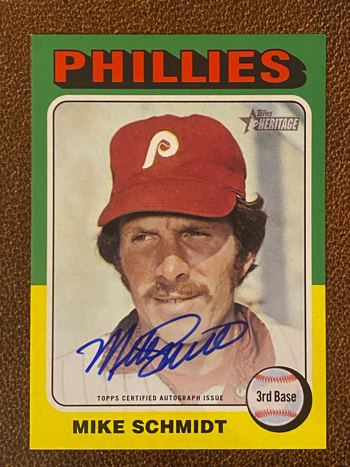 Mike Schmidt - 2024 Topps Heritage - Real One Auto - Phillies