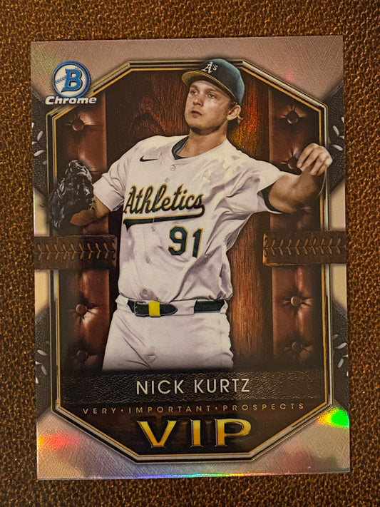 Nick Kurtz - 2025 Bowman - Very Important Prospects - Athletics