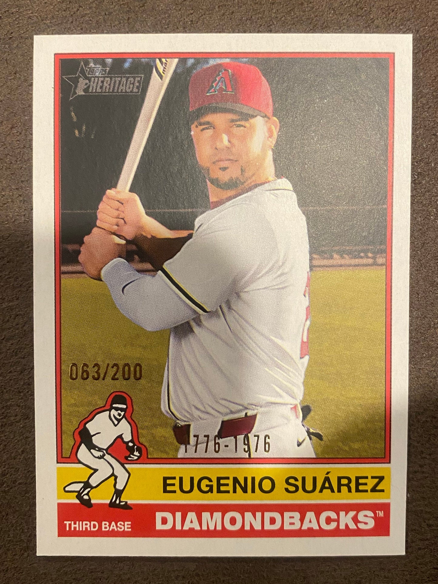 Eugenio Suarez - 2025 Topps Heritage - Bicentennial /200 - Diamondbacks