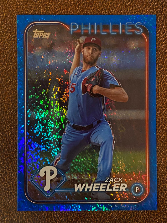 Zack Wheeler - 2024 Topps Series 1 - Blue /999 - Phillies