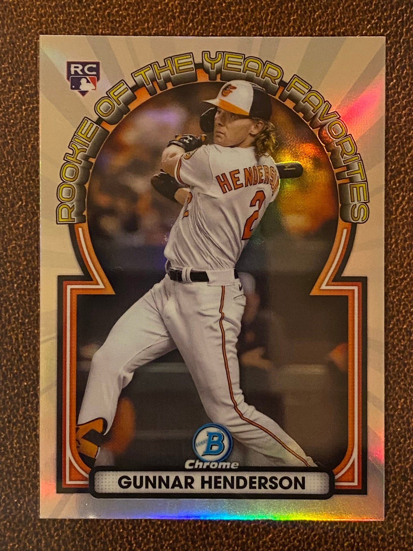 Gunnar Henderson - 2023 Bowman - Rookie of the Year Favorites - Orioles