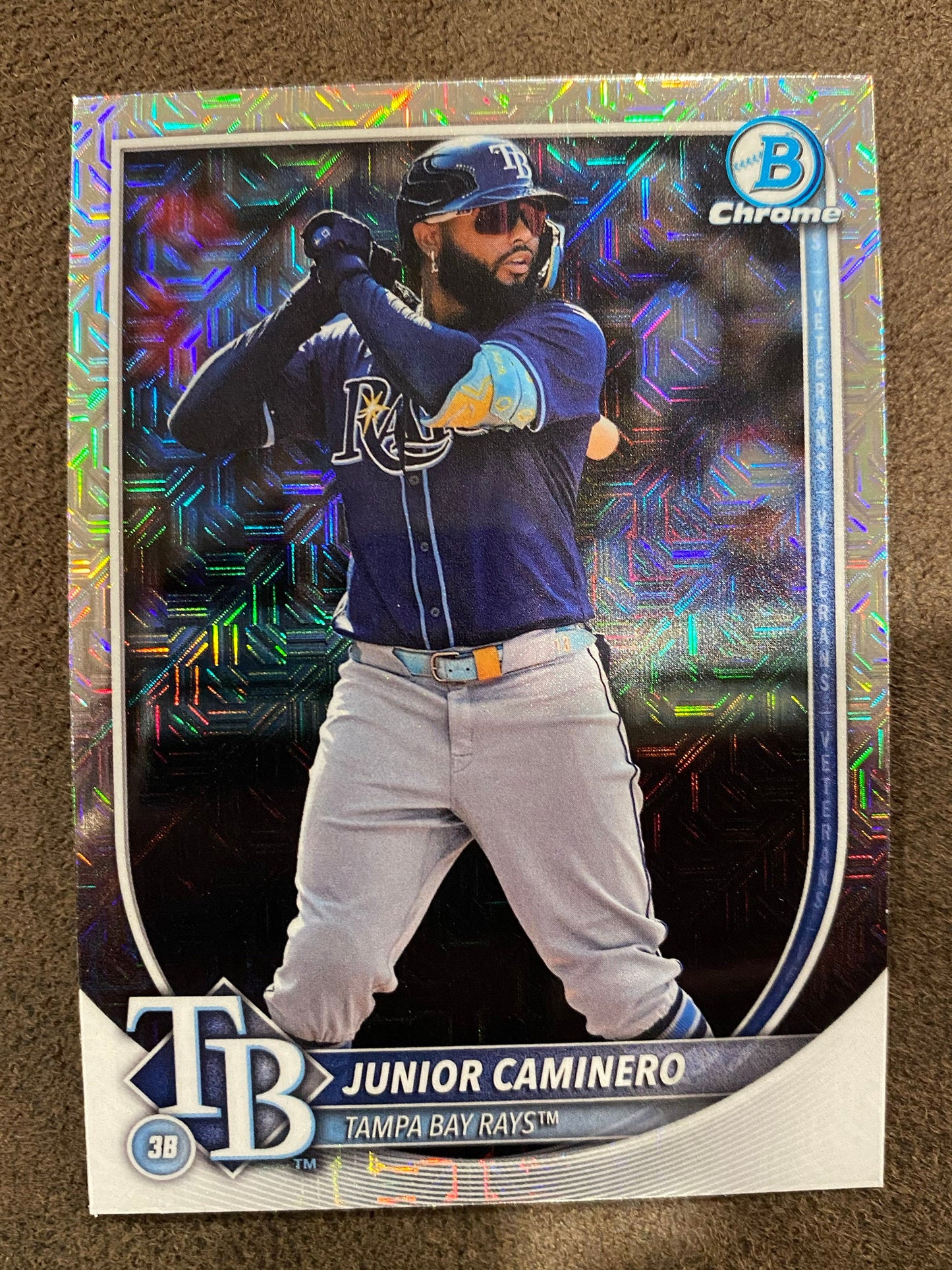 Junior Caminero - 2025 Bowman - Mojo - Rays