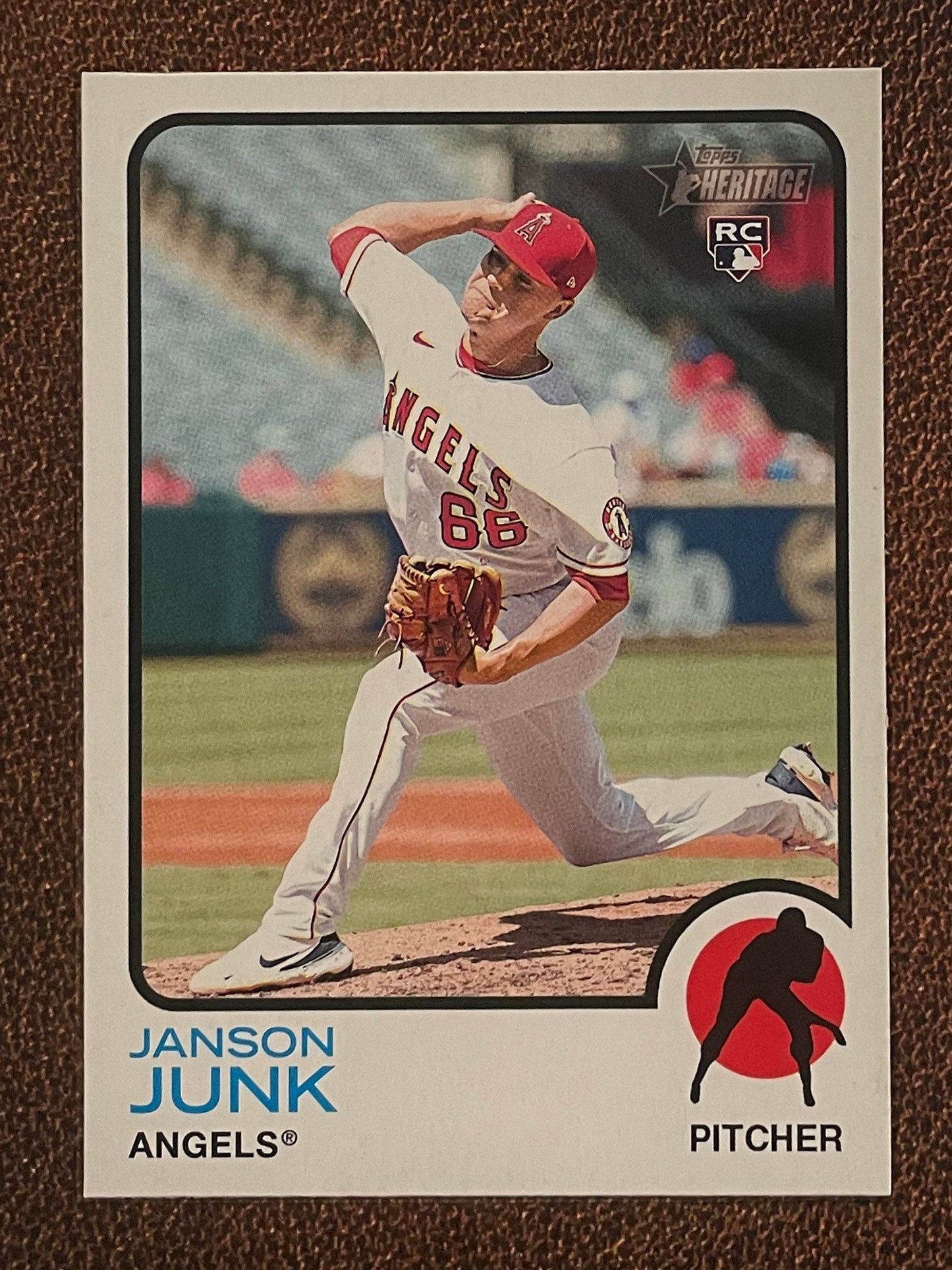 Janson Junk - 2022 Topps Heritage High Number - Short Print - Angels