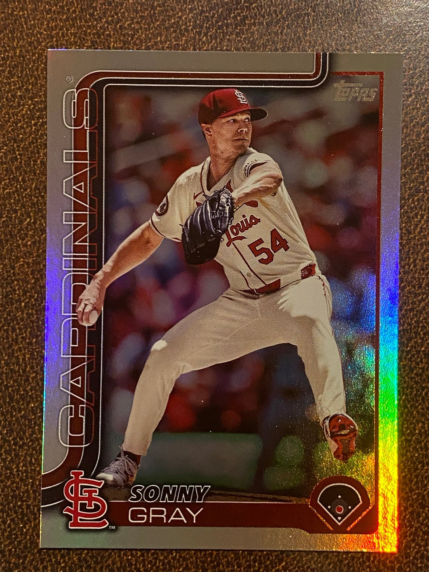 Sonny Gray - 2025 Topps Series 1 - Rainbow Foil - Cardinals