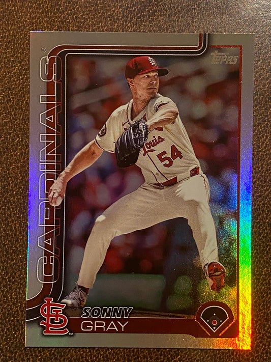 Sonny Gray - 2025 Topps Series 1 - Rainbow Foil - Cardinals