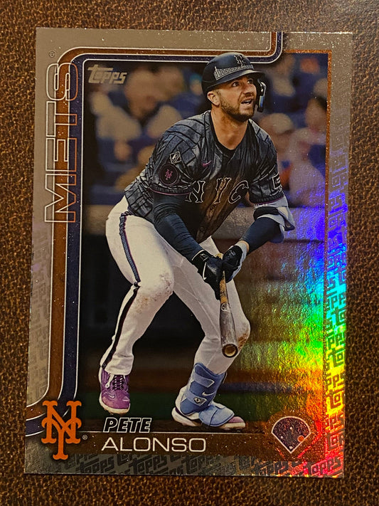 Pete Alonso - 2025 Topps Series 2 - Fanatics Exclusive Topps Foil Border - Mets