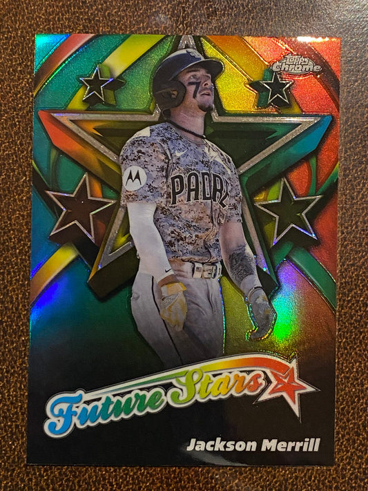 Jackson Merrill - 2025 Topps Chrome - Future Stars - Padres