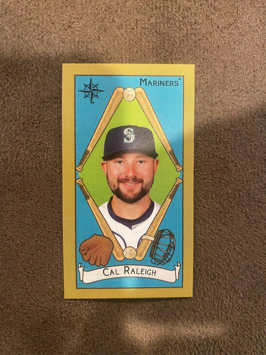 Cal Raleigh - 2025 Topps T205 Mini - Piedmont Back (**Corner Whiting**) - Mariners