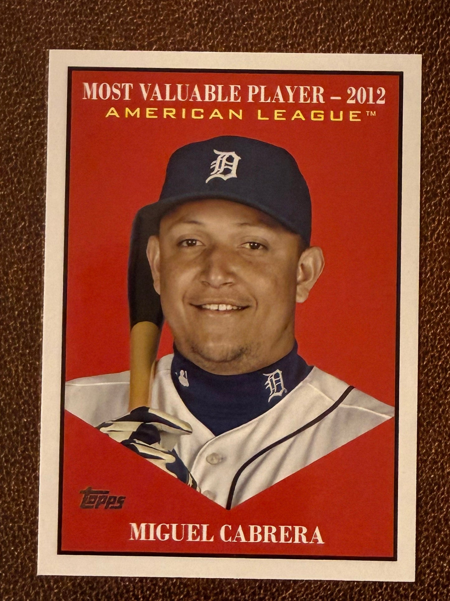 Miguel Cabrera - 2025 Topps Update - MVP Insert - Tigers
