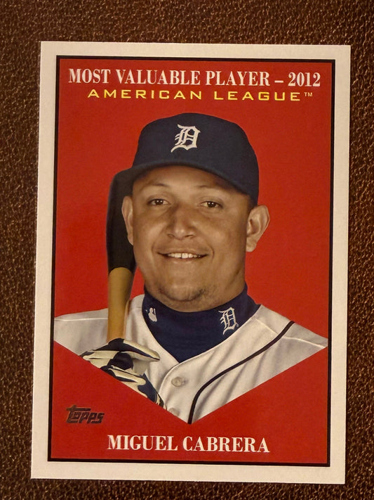 Miguel Cabrera - 2025 Topps Update - MVP Insert - Tigers