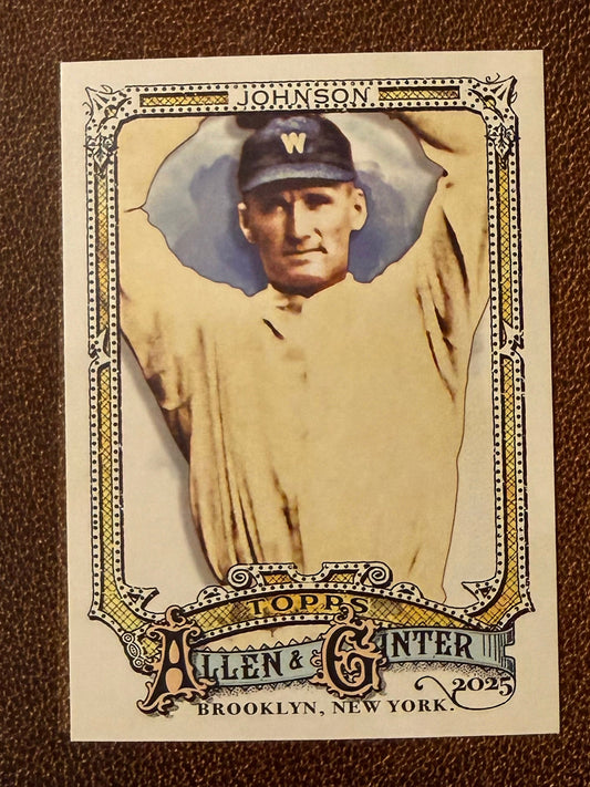 Walter Johnson - 2025 Allen & Ginter - SPs - Nationals