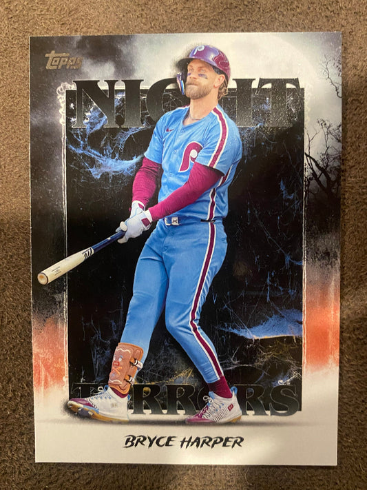 Bryce Harper - 2025 Topps Update - Night Terrors Insert - Phillies