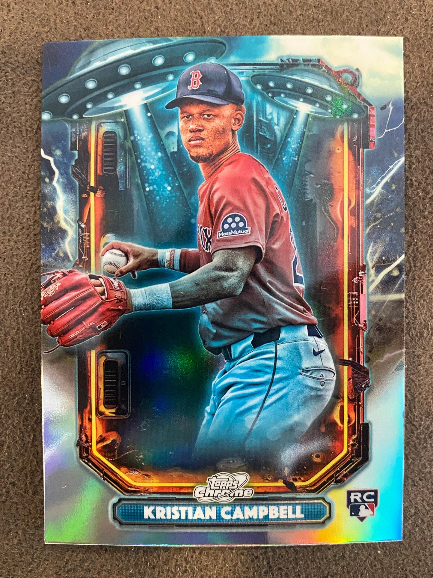 Kristian Campbell - 2025 Topps Chrome Cosmic - Extraterrestrial Talent Insert - Red Sox