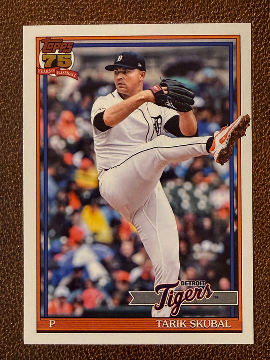 Tarik Skubal - 2026 Topps Series 1 - 1991 Insert - Tigers