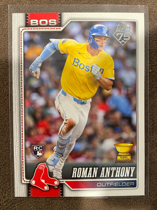 Roman Anthony - 2026 Topps Series 1 - Companion Card Image Variation - Red Sox