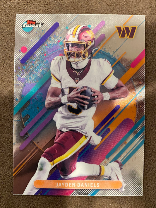 Jayden Daniels - 2025 Topps Finest - Rare Base - Commanders