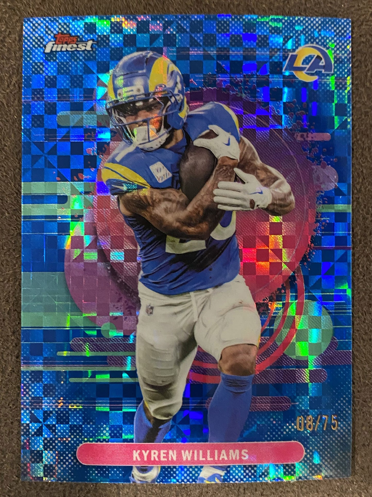 Kyren Williams - 2025 Topps Finest - Uncommon BLUE /75 - Rams