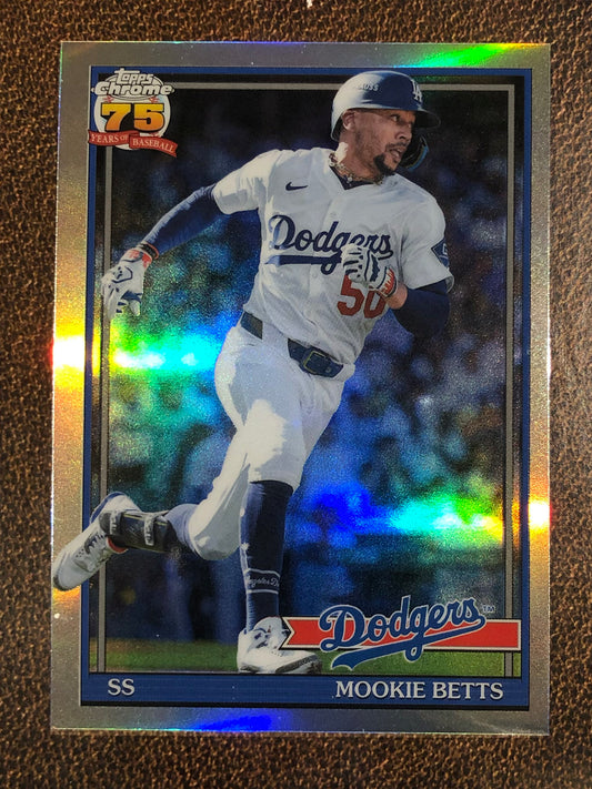 Mookie Betts - 2026 Topps Chrome - 1991 Insert - Dodgers