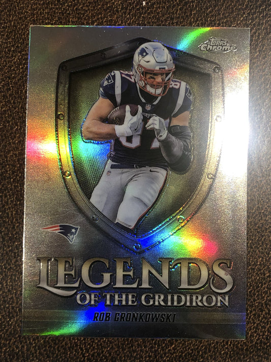 Rob Gronkowski - 2025 Topps Chrome - Legends of the Gridiron Refractor - Patriots