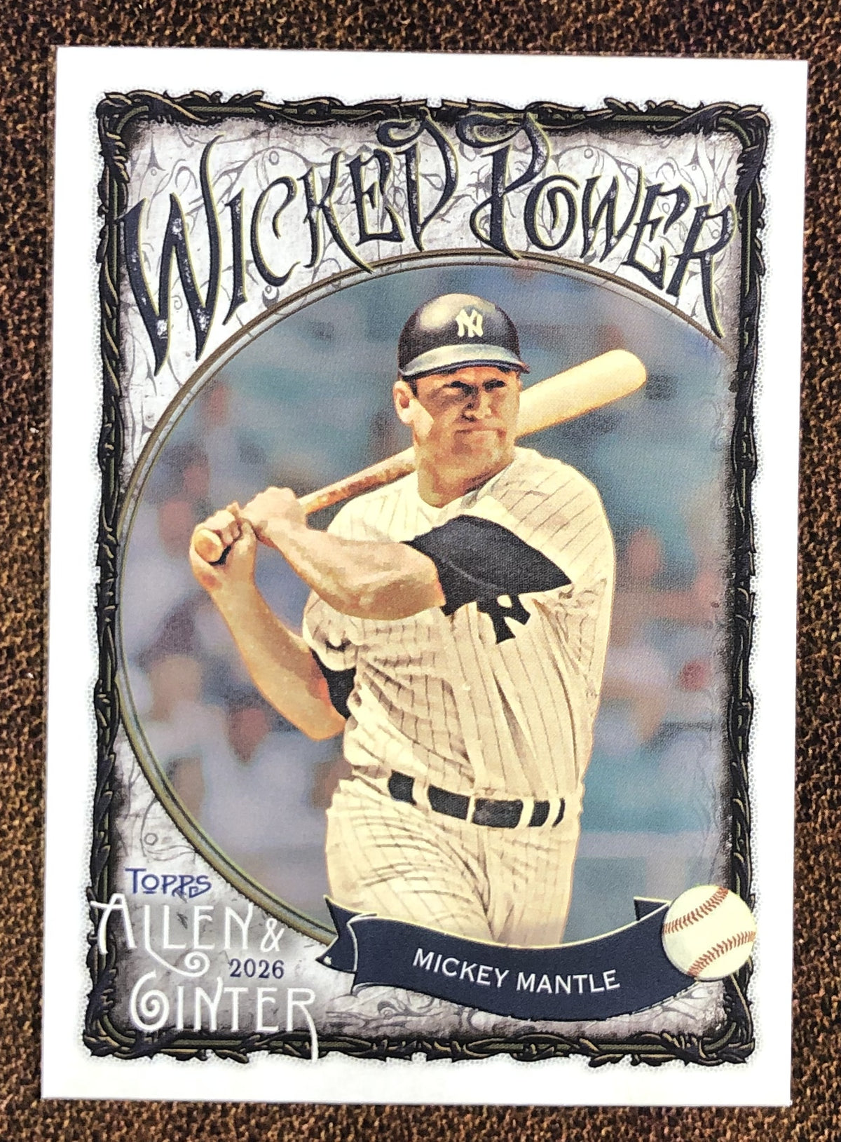 Mickey Mantle - 2026 Topps Allen & Ginter - Wicked Power Insert - Yankees